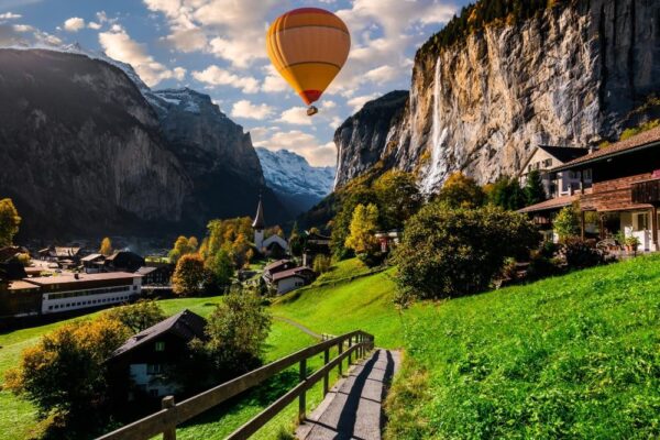 balon cu aer cald în Europa